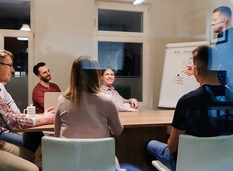 The INNOKREA team in the office